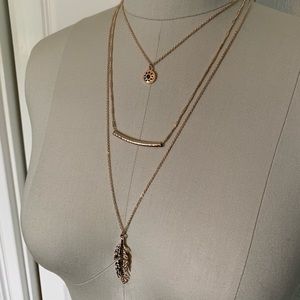 Charming Charlie | 3 Necklaces | Rose Gold |